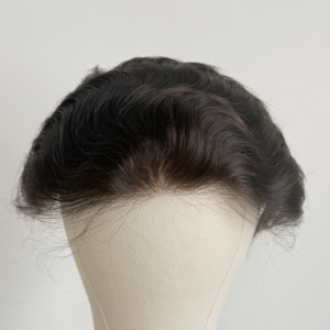 Prótesis Capilar Masculina de Encaje Completo con Nudos Totalmente Decolorados, Cabello Humano, Sistema Capilar para Hombres, Buena Calidad, Corte Natural - Product Image 3