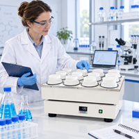 Agitateur horizontal automatique Cenlee pour laboratoire, 12 positions, mélangeur numérique à mouvement alternatif pour bouteilles de 2 L, idéal pour les tests d'extraction des déchets solides