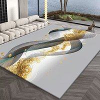 Vente directe d'usine imprimé en 3d nouveau design tapis moelleux grande taille pour le salon