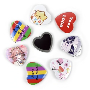 Imán de Refrigerador con Foto Personalizable en Forma de Corazón, Impresión Digital Ecológica de 57*53mm, Recuerdos Personalizables para San Valentín, Bodas <span class=keywords><strong>y</strong></span> Fiestas - Product Image 1