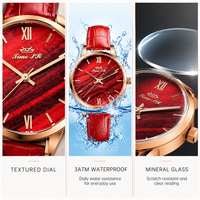 Jam Tangan Wanita Minimalis Kulit Vintage Elegan Mewah Murah Tahan Air Quartz untuk Wanita