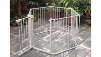 Porte à Extension réglable pour enfants, clôture temporaire en métal, porte de sécurité pour bébé, serrure pour escaliers
