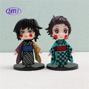 Figurines d'anime en PVC de haute qualité, 5 pièces, 10 cm, Kamado Nezuko, Kochou <span class=keywords><strong>Shinobu</strong></span>, pour machine de jeu Gashapon - Product Image 3