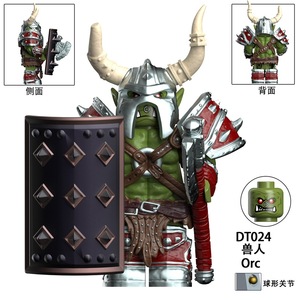 Bloques de Construcción de Plástico para Armar, Serie Medieval Antigua, Juguetes de Fantasía Orca, Ciencia Ficción, 40 Piezas, Oferta Especial para Comercio Exterior - Product Image 1