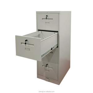 Meubles de classement verticaux modernes à 4 tiroirs en métal, avec tiroirs en acier verrouillables pour la maison, l'hôtel, l'hôpital, le salon - Product Image 3