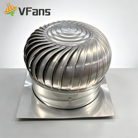 Ventilateur de toit silencieux VFans 300-1000 mm, ventilateur à énergie éolienne, ventilation naturelle, évent d'évacuation du toit pour élevage de volailles, étable à vaches