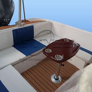 18Ft Turismo Fiesta de pesca <span class=keywords><strong>en</strong></span> el mar <span class=keywords><strong>En</strong></span> vacaciones Lanchas de velocidad Casco Fibra de vidrio Equipo de deportes acuáticos - Product Image 5