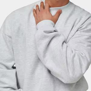 Sweat-shirts de jogging pour hommes, impression personnalisée en gros, broderie, sweat-shirts de fitness pour hommes, col rond - Product Image 5