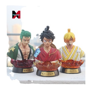 Figuras De Zoro Luffy <span class=keywords><strong>Sanji</strong></span> <span class=keywords><strong>figura</strong></span> De medio cuerpo escala 1/8 con luz De Control remoto brillará figuras De Anime de una pieza - Product Image 1