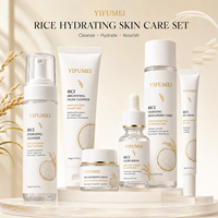 Kit de Soins Visage OEM à l'Extrait de Riz Alpha Arbutine Céramide Squalane Éclaircissant Anti-Âge Hydratant – Vente Directe Usine
