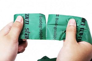 Sacs à déjections canines biodégradables à 100 %, extra épais, résistants aux fuites, avec de l'amidon de maïs à l'intérieur, pour les déchets de chiens - Product Image 4