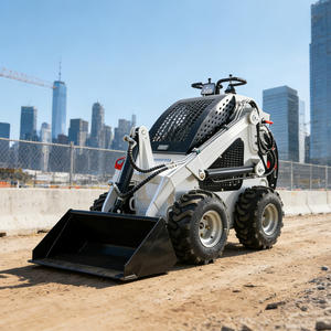 لودر انزلاقي التوجيه مع شحن مجاني، محرك ديزل قوي معتمد من الاتحاد الأوروبي ووكالة حماية البيئة الأمريكية، محرك كوبوتا، لودر بعجلات للبيع - Product Image 1