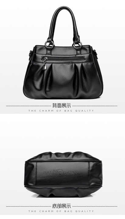 Large Capacity Women's Fashion Shoulder Messenger Portable Boston Bag