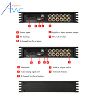 Processeur audio de voiture 31 EQ Amplificateur audio de voiture Processeur stéréo DSP Amplificateur de voiture