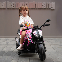 Moto électrique pour enfants sous licence KTM 1290 SUPER DUKE RR, batterie 12V rechargeable, motos électriques pour enfants, voiture électrique à roulettes rose pour filles