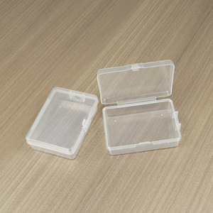 Transparent Plastic <b>Storage</b> <b>Box</b> 7x5x2cm With Lock For Fishing Tackle Accessories Desktop Organizer - Product Image 4