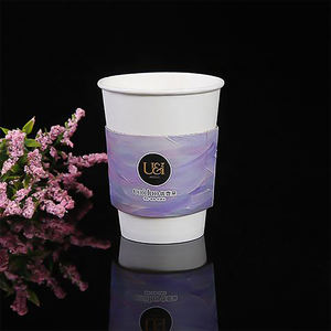 Hoge Uitstraling Wegwerp Eco-Vriendelijke Dubbele Muur Koffiekop <span class=keywords><strong>Cup</strong></span> Custom Logo Dubbele Muur Ambachtelijke Papier Kraftpapier Hoesafmetingen - Product Image 1