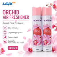 Diffuseur de parfum d'ambiance longue durée 300 ml en métal, parfum Orchidée, pour salle de bain et maison