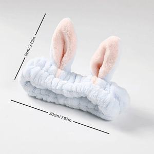 Serviette absorbante douce en molleton de corail 3 en 1 Coffret cadeau de luxe avec <span class=keywords><strong>boule</strong></span> de douche et bandeau pour le visage Coffret cadeau pour articles ménagers - Product Image 4