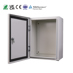 Boîtier électrique métallique étanche avec serrure 12 * 8 * 6 pouces pour extérieur 300*200*150mm Boîte électrique IP66 Boîte de jonction électrique - Product Image 2
