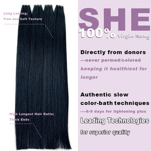 Extension per <span class=keywords><strong>Capelli</strong></span> Europei Remy <span class=keywords><strong>Colore</strong></span> Rame Auburn, Trama Super Double Drawn, Extension a Farfalla <span class=keywords><strong>di</strong></span> Alta Qualità - Product Image 5