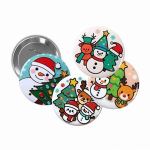 Proveedor Mayorista de Botones Personalizados con Logotipo, Estilo Pin, para Navidad, DIY - Product Image 4