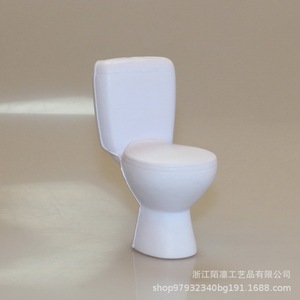 Jouet anti-stress en mousse PU en forme de toilette, haute résilience, décoration d'intérieur, accessoire de blague - Product Image 2