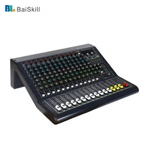 BaiSKill-RX12 DSP 48V Phantom Power MP3 Player With Bluetooth Console Mixer Professional Audio Sound