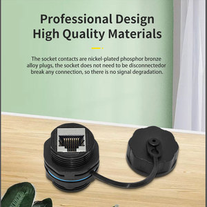 Đầu Nối Chống Nước CAT6 <span class=keywords><strong>RJ45</strong></span> Bảo Vệ Bảng Điều Khiển Bộ Chuyển Đổi Cáp LAN Ethernet Cat5e/6 <span class=keywords><strong>8P8C</strong></span> Có Nắp Chống Nước/Chống Bụi - Product Image 4