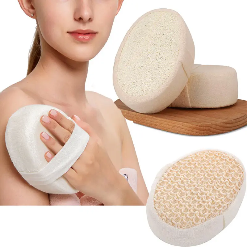 Produit de bain luffa serviette de bain éponge boule de bain matériau naturel pour enlever les peaux mortes