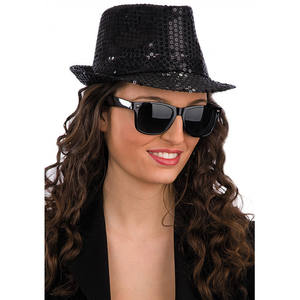 LUNETTES EN PLASTIQUE NOIR - Product Image 1