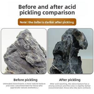 Vente en gros de blocs de <span class=keywords><strong>pierre</strong></span> Qinglong lavés, grands blocs pour aquarium paysager, colline artificielle, petits blocs naturels, accessoires d'aquarium - Product Image 2