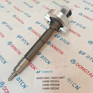 หัวฉีดน้ำมันคอมมอนเรล 0445110857 0445110491 0445110795 16600-MD20A 16600-MD20B 16600-MD20C สำหรับรถยนต์นิสสัน 100 NX ปี 1993-1994 - Product Image 3