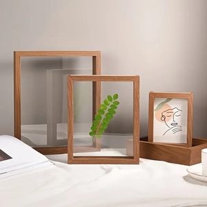 Cadre photo en bois double face avec verre pour fleurs séchées et feuilles, idéal pour collection botanique et projets DIY - Product Image 6