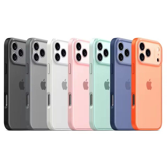 Luxury Matte Skin Feeling Shockproof TPU PC Phone Bumper Cover Case for iPhone 17 17 Pro Max 17 Pro 17 Air 16 15 Holster