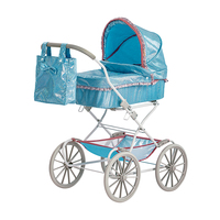 Poussette de poupée de luxe avec cadre métallique exquis, jouets de jeu, vente directe d'usine - Excellents accessoires pour poupées