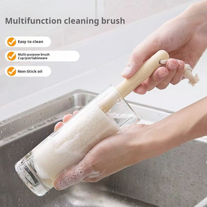 Cepillo de Limpieza de Madera con Mango Largo Tradicional Zenidoo HYH5, Diseño Portátil para Limpiar Ollas y Tazas del Hogar - Product Image 3