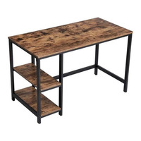 Bureau d'ordinateur avec étagères