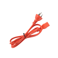 Câble d'alimentation pour appareils électroménagers de haute qualité en cuivre pur C13 IEC avec prise AU IP20 250V