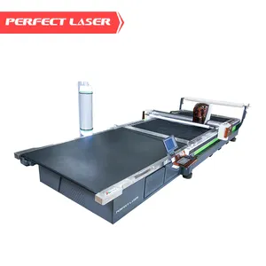 Perfect Laser Automatic Multi-layer Cloth Fabrics Cutter CNC Jeans Textile Cutting Machine For Garment Industry