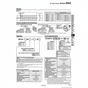 SMC Pneumatics VCA27A-5DLS-4-02 <b>Solenoid</b> Valve Control Valves Product - Product Image 1