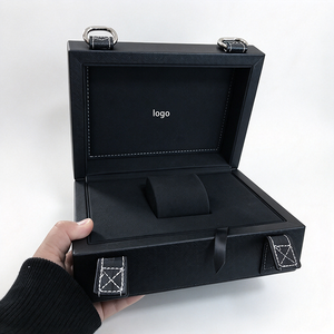 Premium Single Wooden Brand <b>Watch</b> Boxes & <b>Cases</b> Complete <b>Watch</b> Packaging Set with Gift Bag Card&Certificate Custom Logo Gift Box - Product Image 3