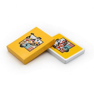 Juego de naipes de PVC de plástico Baloot personalizado para fiestas y parejas, juegos de cartas de papel de impresión <span class=keywords><strong>a</strong></span> todo color para adultos y familias - Product Image 3