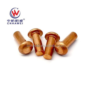 Rivets à tête ronde en cuivre massif <span class=keywords><strong>ou</strong></span> en acier au carbone <span class=keywords><strong>ou</strong></span> en acier inoxydable DIN660/ISO1051 - Product Image 6
