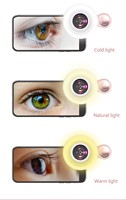 Téléphone portable 15X Objectif macro Portable Selfie LED Anneau Clip Flash Lumière Lampe Lumineuse Remplissage Lumière HD Caméra Objectif pour Iphone