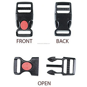 भारी शुल्क 1.5 केंद्र रिलीज बकल स्ट्रैप डॉग कॉलर त्वरित रिलीज प्लास्टिक बकल कस्टम बेल्ट बकसुआ बैग भाग सहायक - Product Image 3