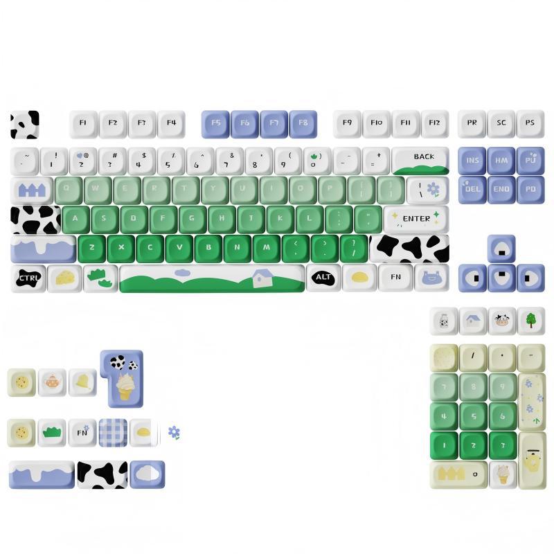 Summer Ranch 121 touches, petit ensemble complet de capuchons de touches en boîte, y compris onl