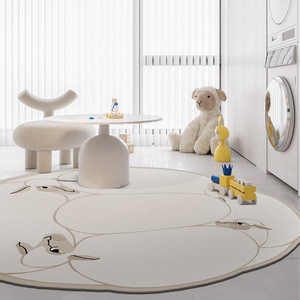 Tappetino in lana antiscivolo e antimacchia <span class=keywords><strong>per</strong></span> soggiorno e Area giochi <span class=keywords><strong>per</strong></span> bambini tappeto moderno intaglio con pistola fatta a mano <span class=keywords><strong>per</strong></span> bambini - Product Image 3