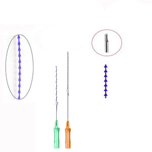 Cánula Cónica de Presión para Clínica Médica, Hilos Coreanos, Cánula <span class=keywords><strong>L</strong></span> Inocente 18G 19G, Hilos PDO PCL para Lifting Facial - Product Image 4