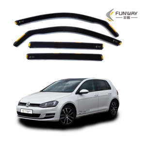 รถประตูหน้าต่างSun Vent Visorโล่สภาพอากาศฝนWind Deflectorหน้าต่างสําหรับVOLKSWAGEN GOLF7 2013-2020 MK7 - Product Image 1